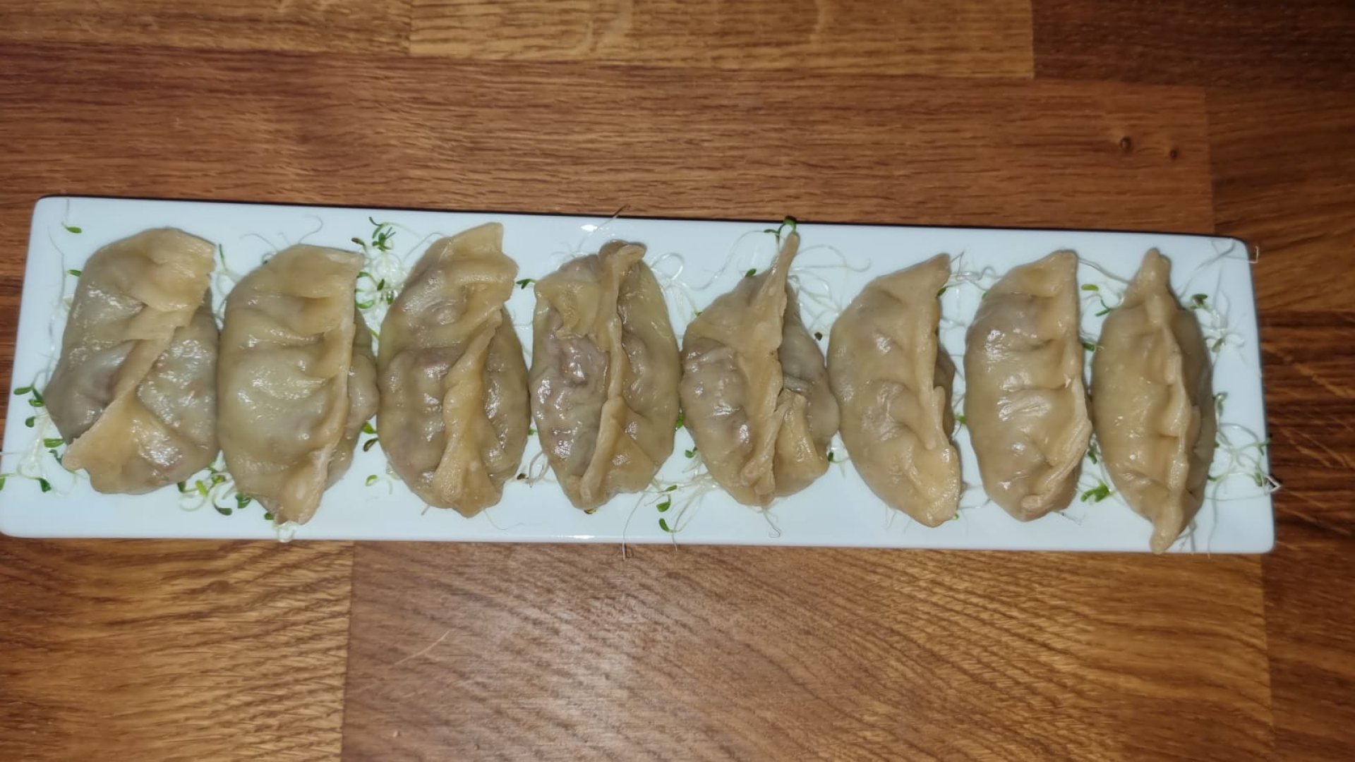 Gyozas con rabo de toro